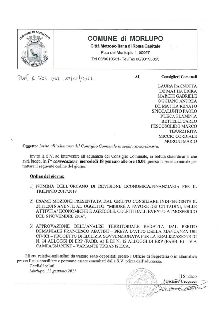 AVVISO ALLA CITTADINANZA