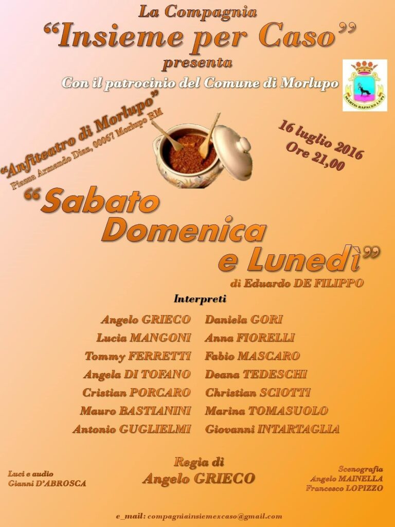 SPETTACOLO TEATRALE