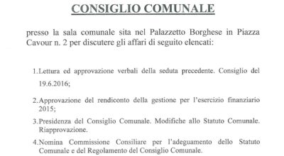 AVVISO ALLA CITTADINANZA