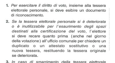 AVVISO ALLA CITTADINANZA