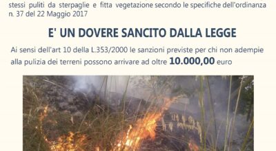 PREVENZIONE INCENDI 2017