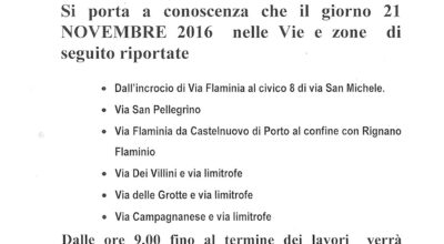 AVVISO ALLA CITTADINANZA