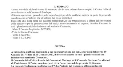AVVISO ALLA CITTADINANZA