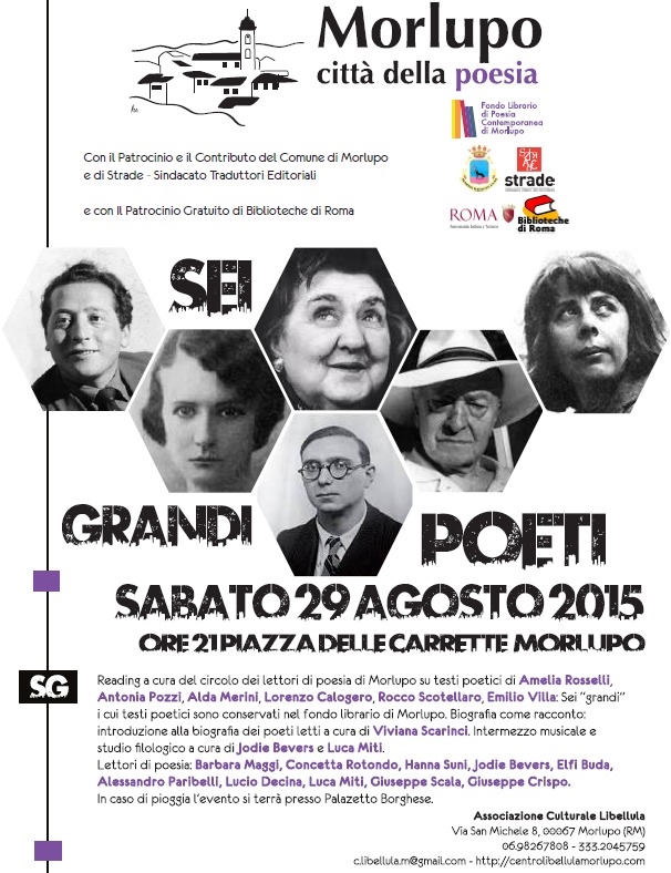 IV EVENTO Morlupo Città delle Poesia