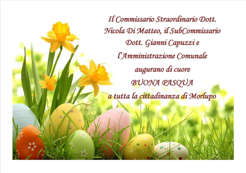 AUGURI DI BUONA PASQUA