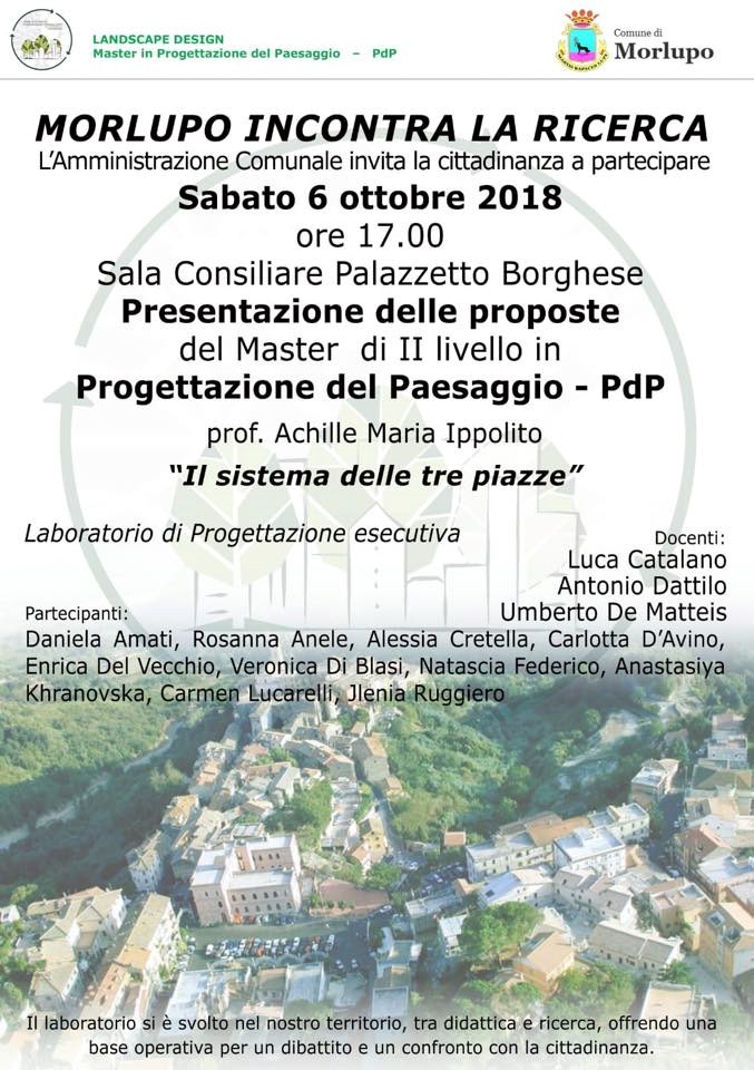 MORLUPO INCONTRA LA RICERCA