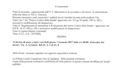 AVVISO ALLA CITTADINANZA