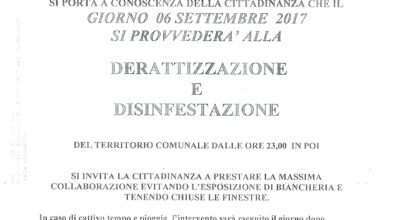 DERATTIZZAZIONE E DISINFESTAZIONE