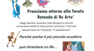 Pranziamo attorno alla tavola rotonda di Re Artù