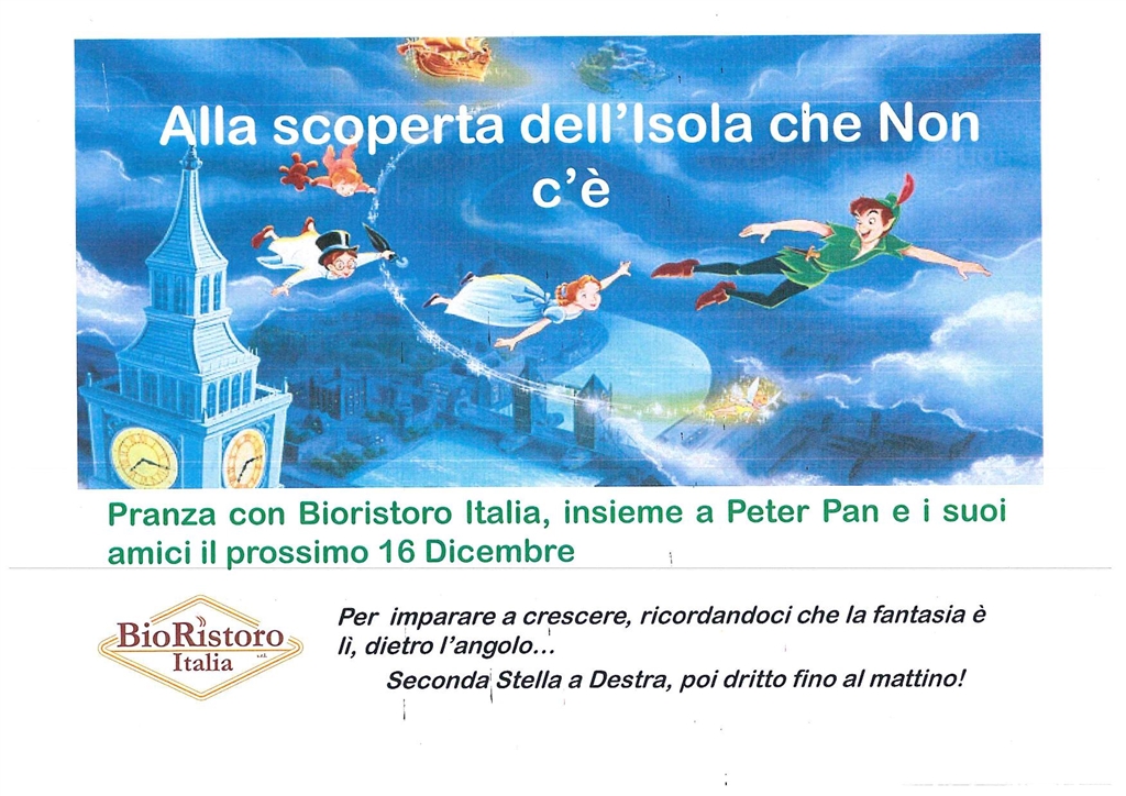 Pranzo con Peter Pan e i suoi amici