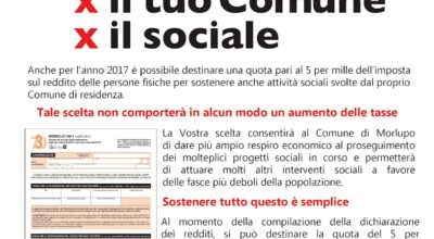CINQUE X MILLE PER IL COMUNE