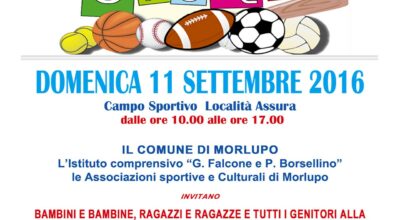 Iniziativa “Sport e Scuola” di Domenica 11 Settembre 2016