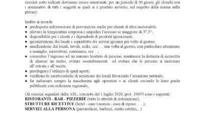 AVVISO – Prevenzione ed Emergenza COVID-19