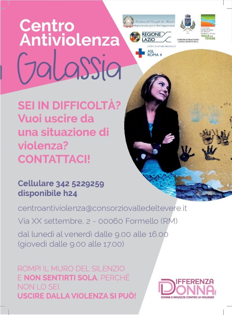 Centro Antiviolenza GALASSIA – Contatti utili