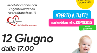 CORSO MANOVRE DI DISOSTRUZIONE PEDIATRICHE E PREVENZIONE INCIDENTI