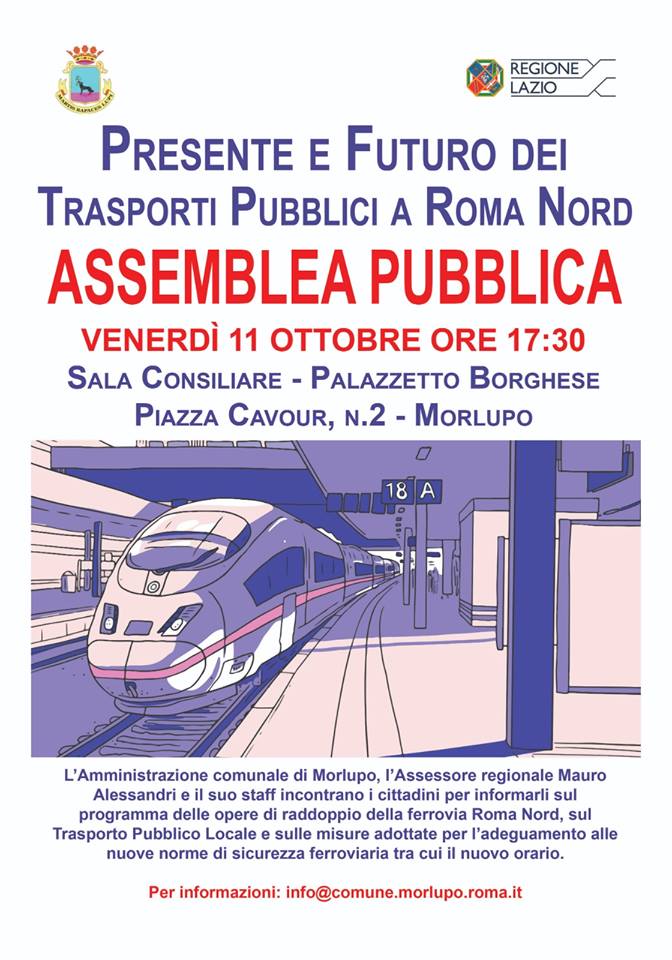 PRESENTE E FUTURO DEI TRASPORTI PUBBLICI A ROMA NORD – Convocazione assemblea pubblica