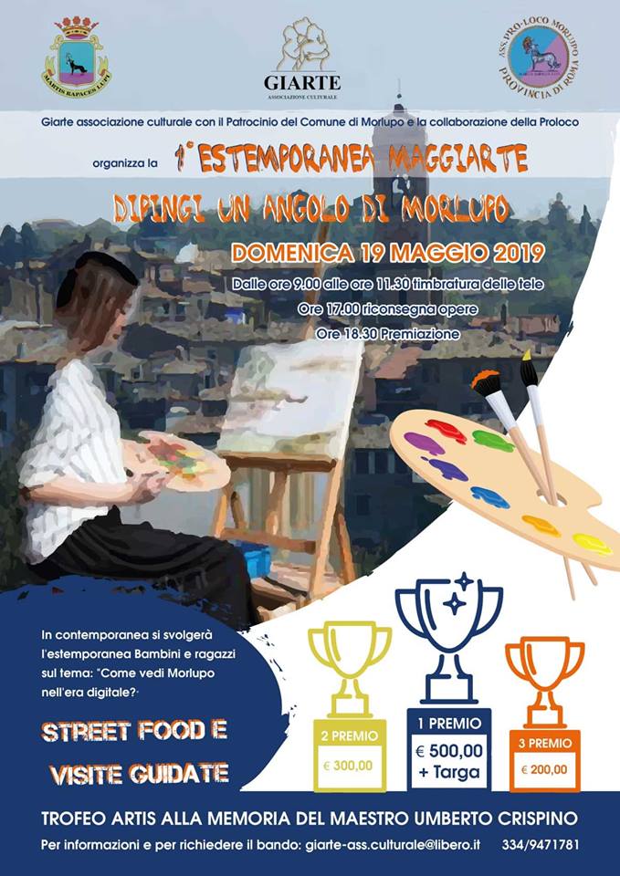 1^ ESTEMPORANEA MAGGIARTE – Dipingi un angolo di Morlupo