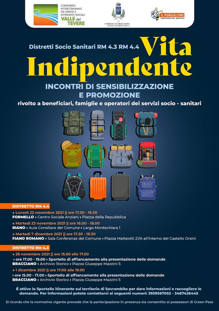 VITA INDIPENDENTE – Incontri di Sensibilizzazione e Promozione
