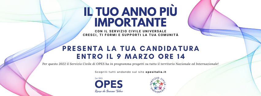 SERVIZIO CIVILE – Proroga per la presentazione delle candidature