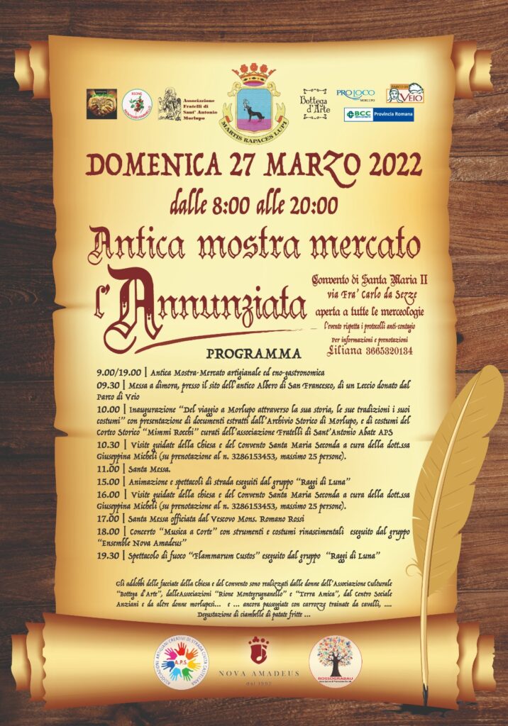 Antica Mostra Mercato “L’Annunziata” – Domenica 27 Marzo 2022