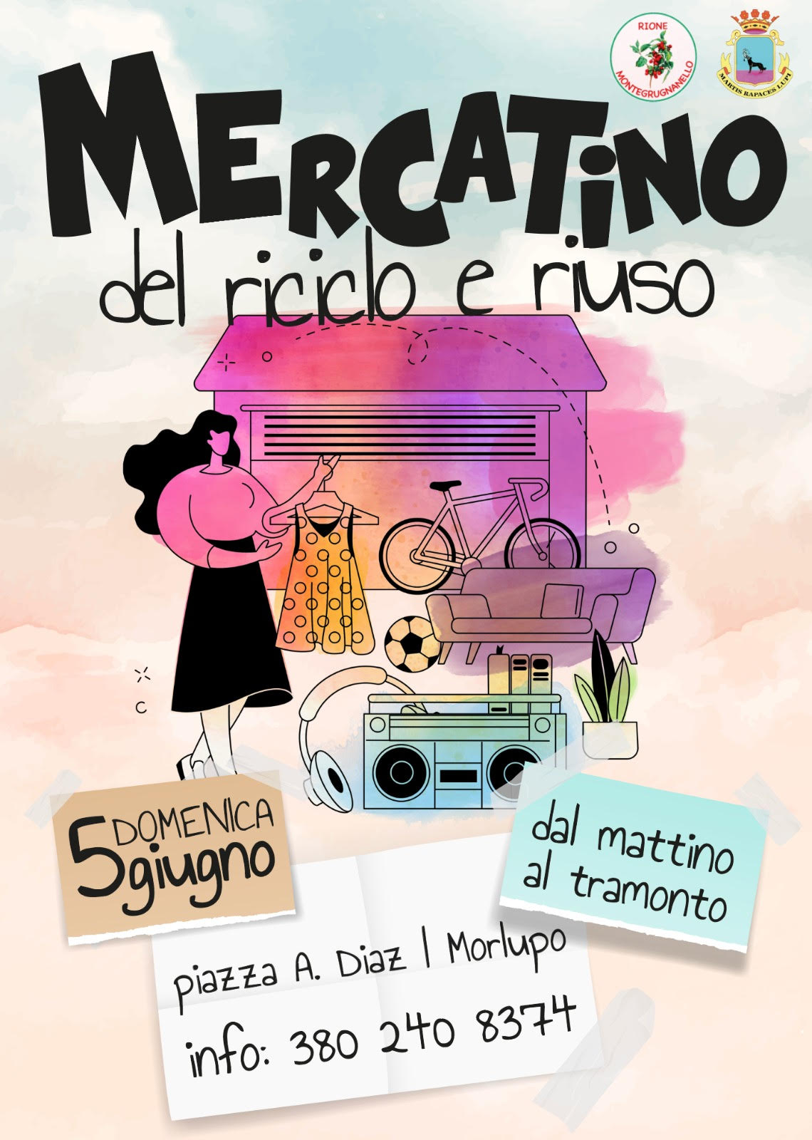 Mercatino del Riciclo e Riuso - Domenica 5 Giugno 2022