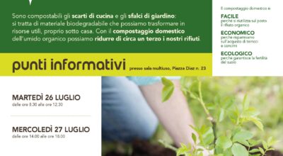 INFOPOINT COMPOSTAGGIO – Sala Multiuso [26 e 27 Luglio 2022]