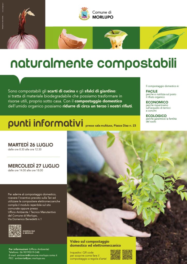 INFOPOINT COMPOSTAGGIO – Sala Multiuso [26 e 27 Luglio 2022]