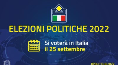 ELEZIONI POLITICHE – Domenica 25 Settembre 2022