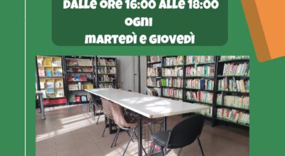 RIAPERTURA SALA STUDIO – A partire dall’8 Novembre 2022