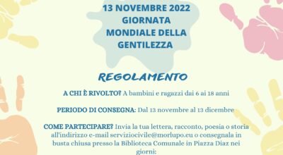 GIORNATA MONDIALE DELLA GENTILEZZA – 13 Novembre 2022