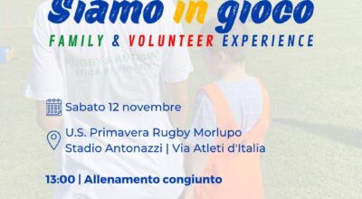 SIAMO IN GIOCO – Progetto Rugby-Autismo [Sabato 12 Novembre 2022]