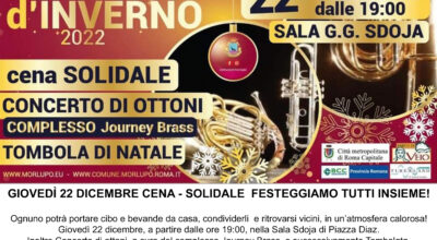 NATALE 2022 – Cena Solidale [Giovedì 22 Dicembre 2022]