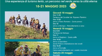 EQUIRADUNO HORSE GREEN EXPERIENCE – Nella Valle del Tevere dal 18 al 21 Maggio 2023