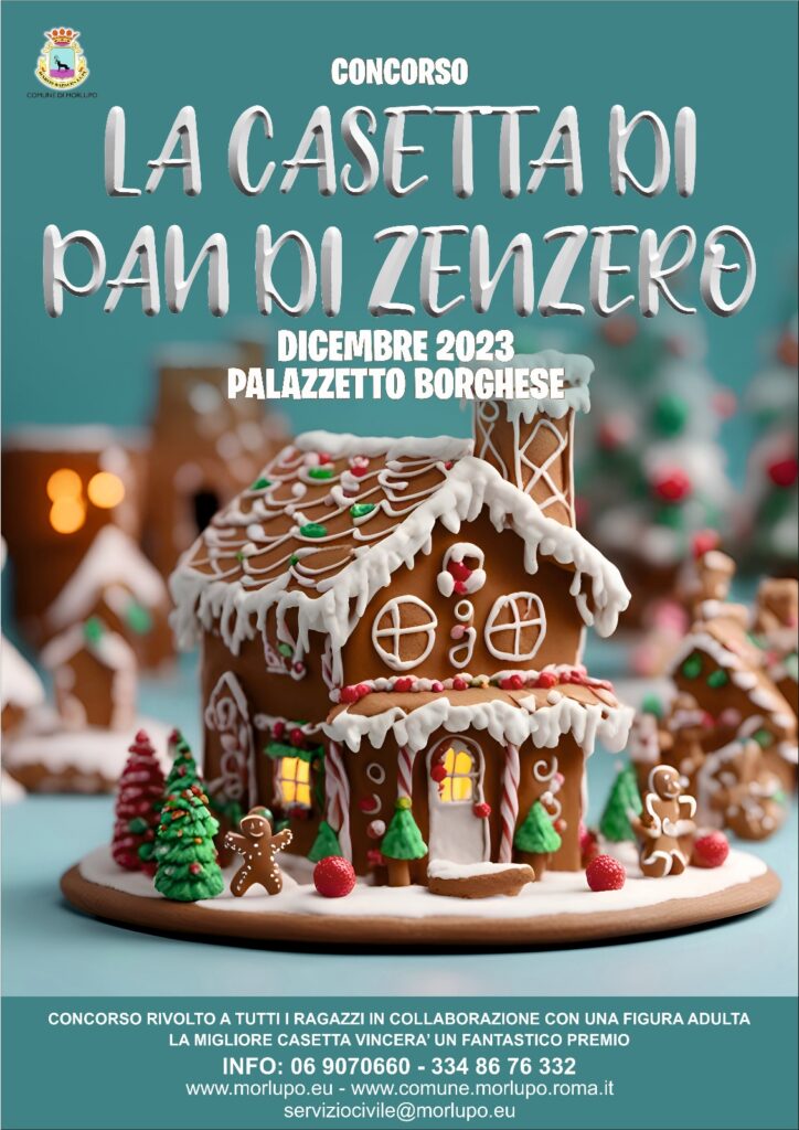 LA CASETTA DI PAN DI ZENZERO – Concorso rivolto a tutti i ragazzi